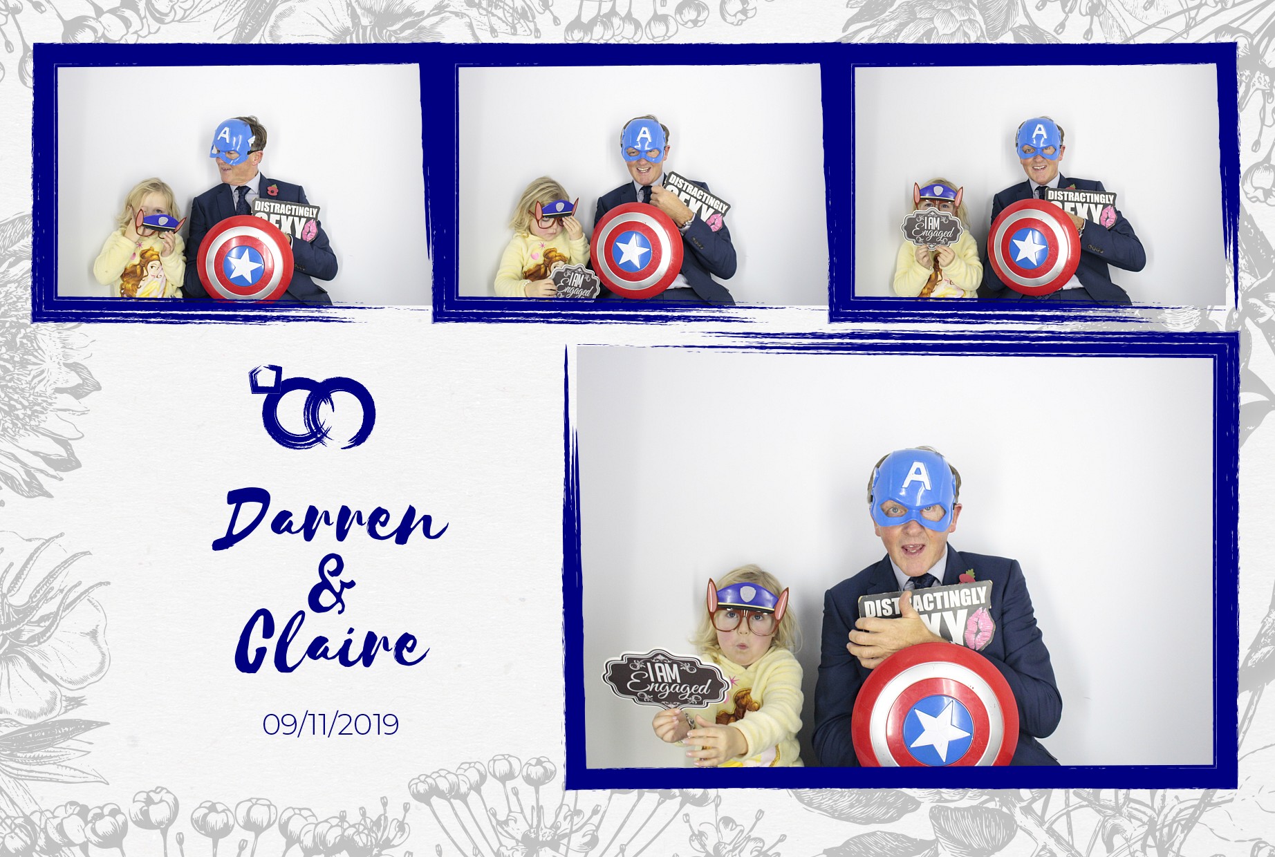 Darren and Claire’s Wedding  | View more photos from the event at gallery.myphotoboothexperience.co.uk/u/MyPhotoBoothExperienceLtd/Darren-and-Claire’s-Wedding